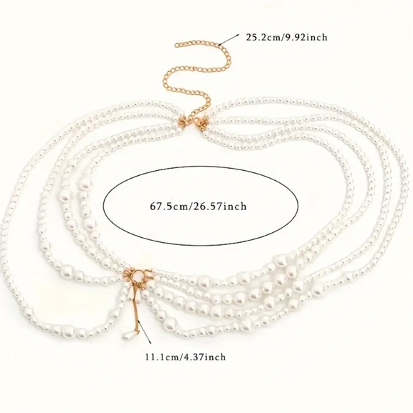 Gorgeous Body Pearls Hip Belt OS - Picture 13 of 15